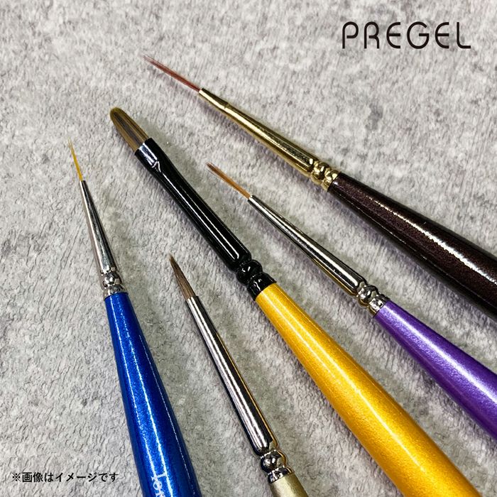 tati ジェル筆5種類セット　新品未使用 SPIRIT プリジェル／アート用筆TAKESHIイーグル