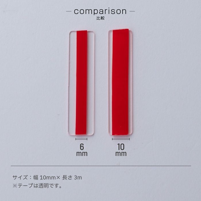 強力テープ（赤）／１０ｍｍ×３ｍ