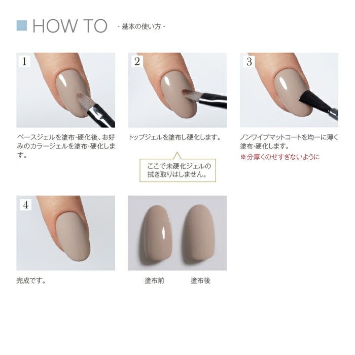 プリジェル　ノンワイプマットコート 　１２ｇ